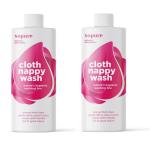 Natural Cloth Nappy Washing Liquid 1 Litre 2 Pack - Eco-friendly For The Whole Family