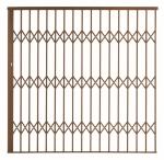 Alu-glide Security Gate Type 22 2200 W X1950-2150 H Bronze Xpanda