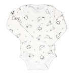 Babes & Kids Little Acorn - Long Sleeve Arctic Animals Onsie Bodysuit