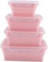 Food Preserve Storage Box - Fine Living - Pink