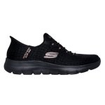 Skechers Summits Slip On Sneaker - Black Gold - 8
