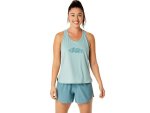 ASICS Woman's Nagino Graphic Run Tank - Ocean Haze - LG