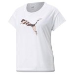 Puma Womens Modern Sports Short Sleeve Tee White