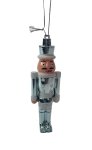 Nutcracker Blue Silver 12.5X4X3CM