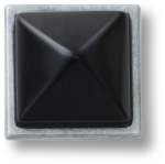Black And Silver Pyramid Stud Jibbitz - Multi Osfa