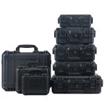 Waterproof Plastic Hard Tool Case With Pre-cut Foam - 1PC Durable Safety Equipment Box With Impact Resistance For Tools Drones A