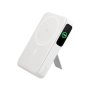 ANKER Maggo Power Bank 10K - With Smart Display And Foldable Stand / 15W Ultra-fast Magsafe Charger Works With Iphone 15/14/13/12 White