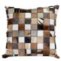 Mixed-game Hide Patchwork Throw Pillow Small Patches