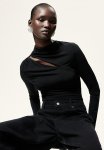 Cut-out Top - Black