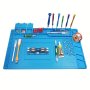 1PC Electronics Repair Mat Silicone Soldering Repair Pad Insulation Work Station For Computer Laptop Tablet Phone And More Soldering Mat Computer Phone Repair Tools