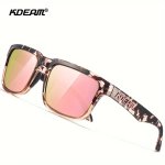 Kdeam 2024 New Lady Polarized Glasses - Pink Outdoor Sports Rest Glasses With Non-slip Rubber Nose Pads - 8 Colors Available