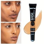 Dark Skin Concealer 6 Color Waterproof Matte Concealing Full Coverage Face Makeup Natural Foundation Long Lasting Evens Skin Ton