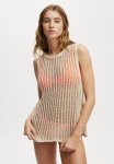 Cotton On Beach Ladder Knit Top - Natural
