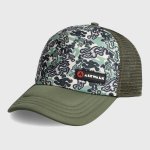 Airwalk Aop Trucker Cap Green - All Green