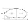 Opel Kbc Brake Pads Front For Mazda Etude Corsa - Spares Direct