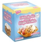 Pnp White Chocolate Lined Wafer Baskets 8 Pack