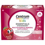 Kids Essentials Strawberry Effervescent 20 Sachets