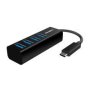 Energizer Usb-c To Usb-a 3.0 Hub - Black