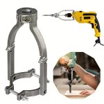 1PC Square Hole Drill Bit Adapter For Easy Installation And Disassembly Mortising Attachment For Drill Press Mortise Machine Pow