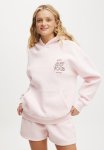 Cotton On Plush Premium Graphic Hoodie - Cherry Dream ski Graphics