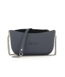 Denim Denim silver Chain Handle Black Inner - Ys Travel Bags