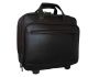 Fino 15-17'' Faux Leather Laptop Briefcase - Black