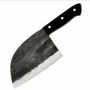 Hammer Forged High Carbon Steel Full-tang Butcher Cleaver With Leather Sheath