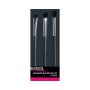 Basics Beauty Makeup Brush Set Black 3PCS