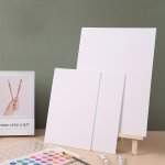 20CM X 30CM White Canvas Board For Outdoor Painting - Suitable For Ages 14+ - Perfect For Father's Day Labor Day Christmas Valen