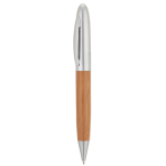 Bamboo And Brass Ballpoint Pen