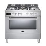 Elba Excellence 90CM 5 Burner Gas Cooker With Electric Oven- Stainless Steel
