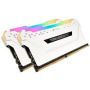 Vengeance Rgb Pro 16GB DDR4 Desktop Memory Module Kit 3600MHZ C18 2X 8GB White