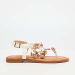 Athena 2 Flat Sandal - White - White 5