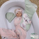 Wrap Set Swaddle Set Eucalyptus Koala With Flowers