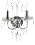 Polished Chrome With Crystals -2X60W Ses Width 305MM Height 380MM Dept 170MM