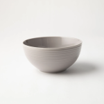 Jenna Clifford - Embossed Lines Cereal Bowl - Light Grey Set Of 4