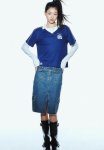 Denim Cargo Skirt - Blue