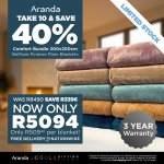 Lobola Comfort Bundle - Take 10 Belfiore Finesse 200 X 200 Plain Assorted - 10 X 1 Ply 200 X 200 Cm Double Queen