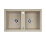 Barbados Granite Sink 2 Bowl - Beige