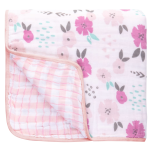 Stephen Joseph Muslin Stroller Blanket Floral