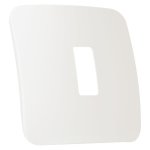 One Single Module Vertical Cover Plate - White - Buy Online At 7 Triple 7