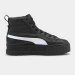 Puma Women's Mayze Mid Black white Sneaker