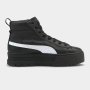 Puma Women's Mayze Mid Black/white Sneaker