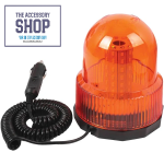 Flashing Amber 12V Light With Magnetic Base