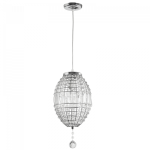 Crater Chrome Pendant