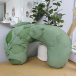 Feeding Pillow Cover Pennygum Cactus Sage Green