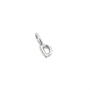 D ~ Alphabet Charm In Silver