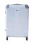 Smte 1 Piece Hard Outer Shell Luggage 19 White With Keychain