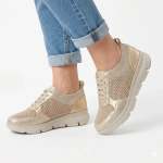 Faunia Metallic Sneaker - Light Gold - 8