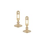 Lucrece Earrings -gold white